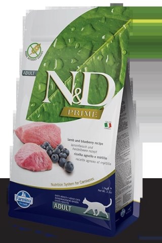 Farmina N&D Prime Feline Adult Lamb&Blueberry 5kg