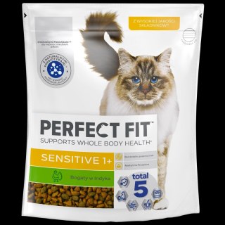 PERFECT FIT Sensitive 1+ Z Indykiem 750g
