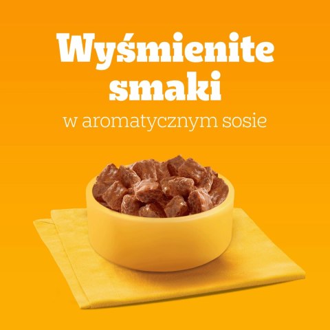 Pedigree Mokra Karma Dla Dorosłych Psów W Sosie (Z Wołowiną I Jagnięciną, Z Indykiem I Marchewką) 4x100g