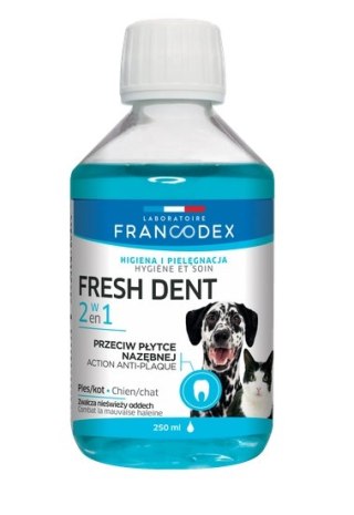Zolux Francodex Fresh Dent Płyn Do Higieny Jamy Ustnej Dla Psów I Kotów 250ml