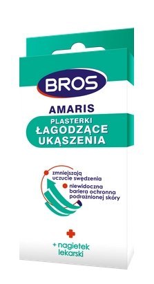 Bros Amaris Plasterki Łagodzące Ukąszenia 20szt