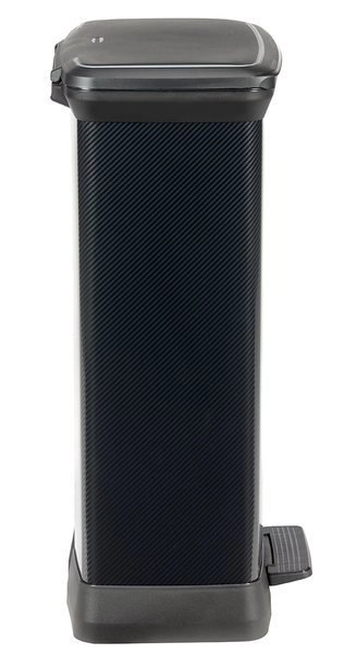 Curver Kosz Na Śmieci Z Pedałem Metalizowany Czarny 50l