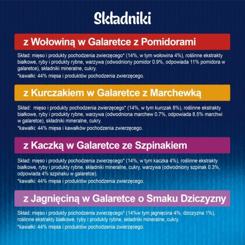 Felix Sensations Jellies Wiejskie Smaki W Galaretce 24x85g