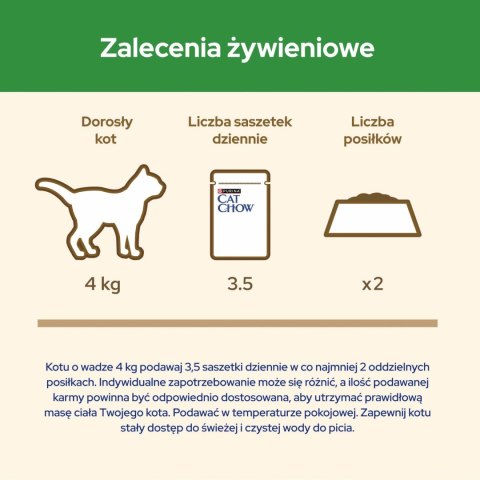 Purina Cat Chow Sterilised Karma Z Jagnięciną I Zieloną Fasolką W Sosie 85g