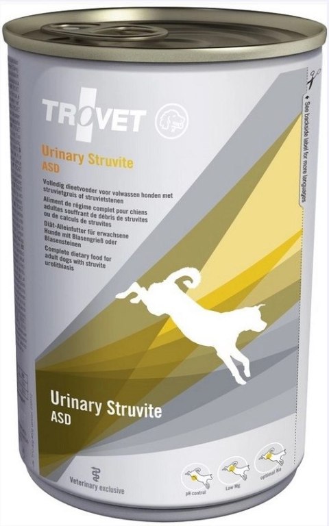 TROVET ASD Urinary Struvite Dla Psa Puszka 400g