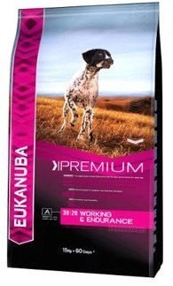 Eukanuba Dog Dry Premium Working & Endurance Chicken Bag 15kg
