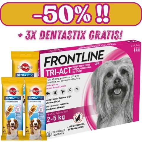 FRONTLINE Tri-Act Dla Psów 3x0,5ml