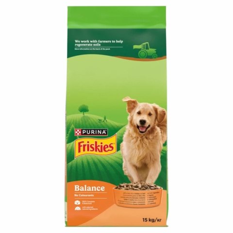 PURINA Friskies Balance Kurczak Z Warzywami 15kg
