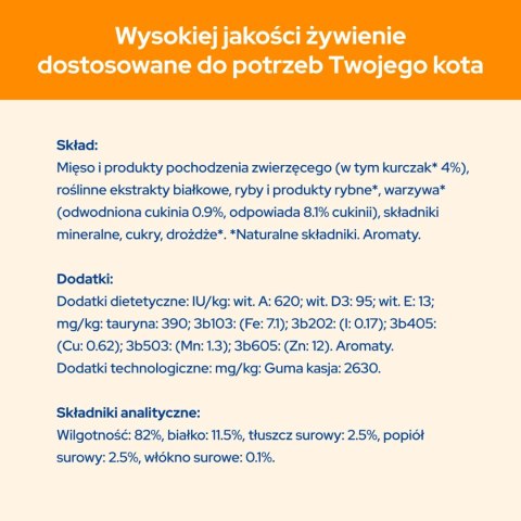 Purina Cat Chow Adult Kurczak I Cukinia 85g