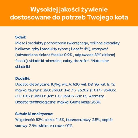 Purina Cat Chow Adult Łosoś I Zielona Fasolka 85g