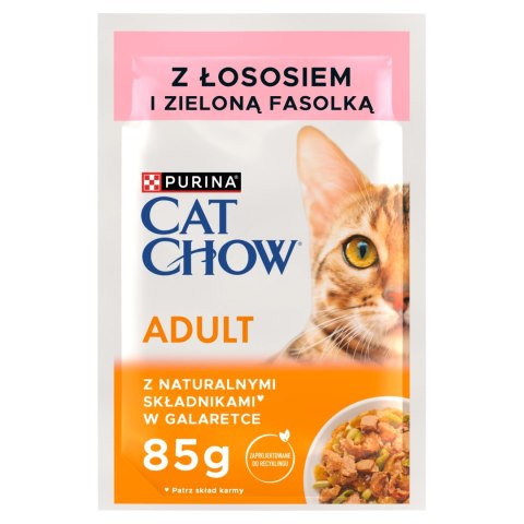 Purina Cat Chow Adult Łosoś I Zielona Fasolka 85g