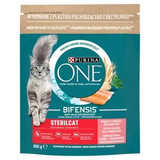 Purina One Cat Sterilcat Karma Z Łososiem Dla Kota 800g