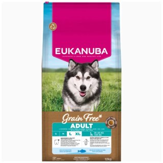 Eukanuba Adult Large Grain Free Łosoś 12kg