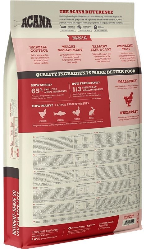 Acana Indoor Entree Cat 4,5kg