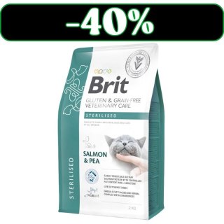 Brit GF Veterinary Diets Cat Sterilised 2kg