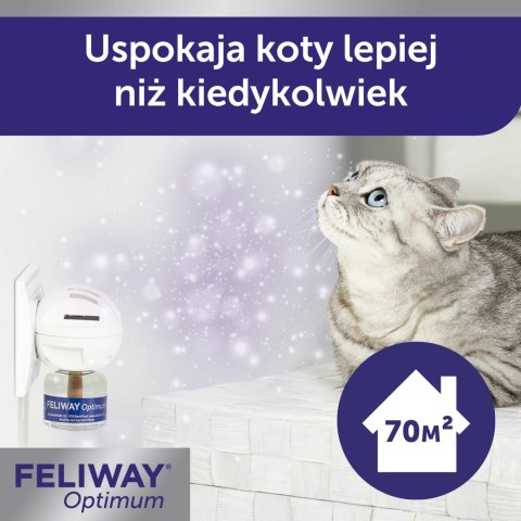 Ceva Animal Health Polska Sp. Z O.o Feliway Optimum Dyfuzor + Wkład 48ml