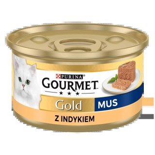 Purina Gourmet Gold mus z indykiem 85g
