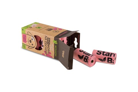 Zolux Starchbag Kompostowalne Bioworki Na Odchody Różowy 15szt