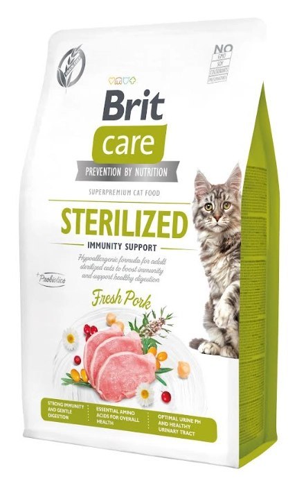 Brit Care Cat Grain-Free Sterilized Immunity Support 7kg