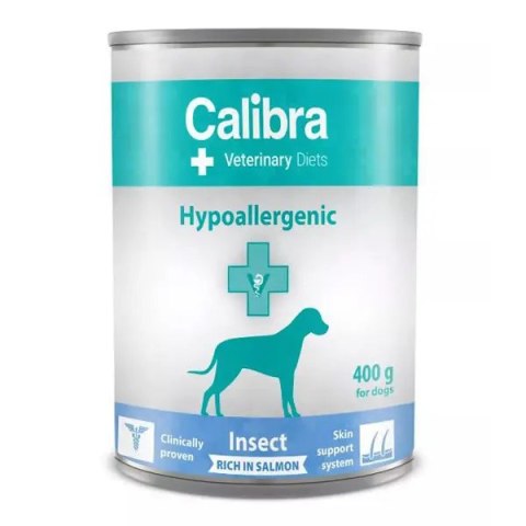 Calibra Veterinary Diets Hypoallergenic Insect Salmon Karma Dla Psa 400g