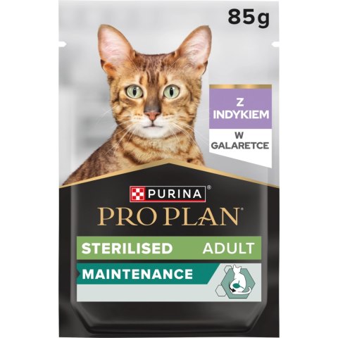 Purina Pro Plan Sterilised Karma Dla Kota Z Indykiem 85g