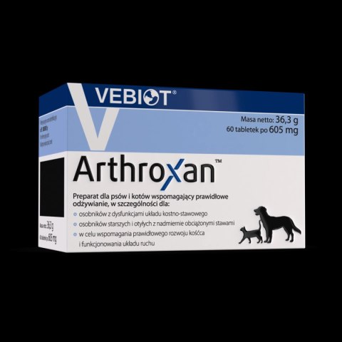 Vebiot Arthroxan Suplement Dla Psa 60 Tabletek