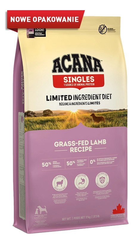 Acana Singles Grass-Fed Lamb 17kg