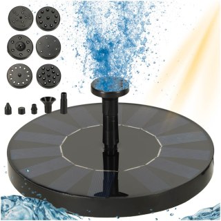 Fontanna solarna LUARO do oczka wodnego stawu do ogrodu pompa pływająca ogrodowa 16cm