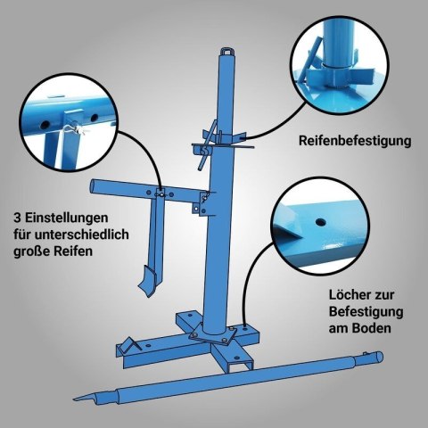 Montażownica do opon BITUXX - stojak do montażu i demontażu opon motocyklowych i samochodowych