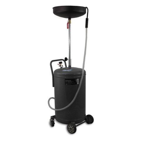 Przenośna mobilna Zlewarka do oleju Warsztatowa Regulowana ze zbiornikiem 80L