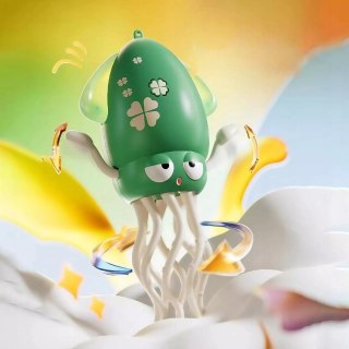 Tańcząca Ośmiornica USB - Interaktywna Zabawka z Muzyką i LED + Wędka