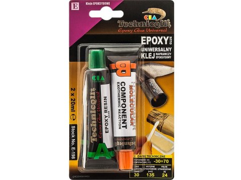 3398# Klej epoxy uniwersalny 2x20ml technicqll