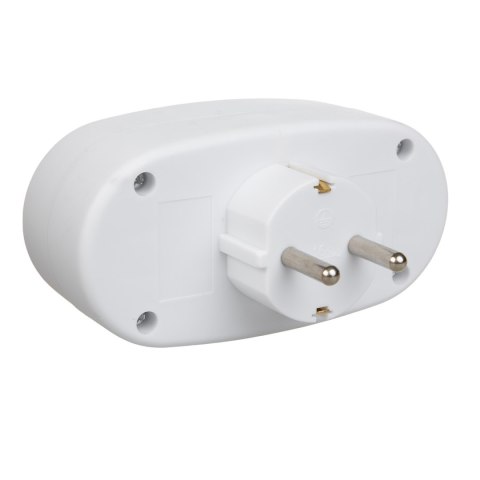 Gniazdko prądowe Maclean, rozgałęźnik z 2 gniazdami i wyłącznikiem, typu F, 2x16A, MCE338 F