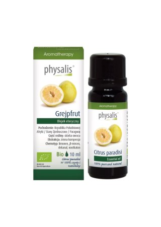 OLEJEK ETERYCZNY GREJPFRUT BIO 10 ml - PHYSALIS