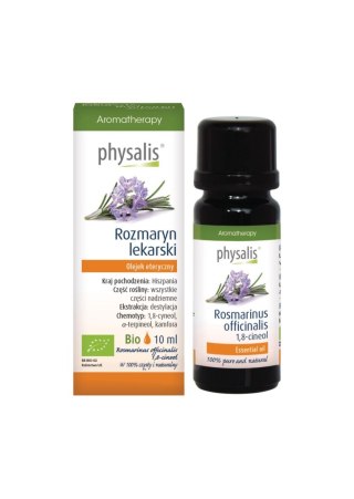 OLEJEK ETERYCZNY ROZMARYN LEKARSKI BIO 10 ml - PHYSALIS