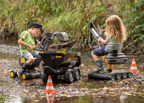 Rolly Toys Volvo rollyDigger Koparka Samobieżna - Jeździk obrotowy czarny