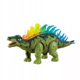 Dinozaur Stegozaur Interaktywny LED Dźwięk Chodzący dla dzieci zabawka
