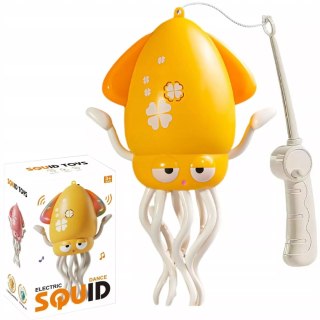 Interaktywna Ośmiornica Tańcząca USB - dla dzieci z Muzyką i LED + Wędka