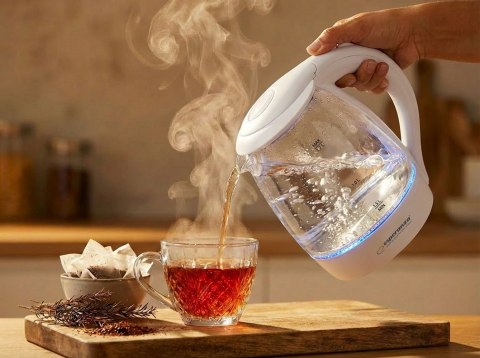 EKK011W Esperanza czajnik elektryczny szklany salto angel 1.7 l biały