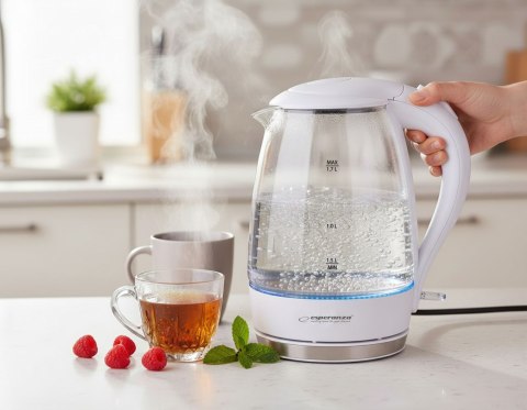 EKK011W Esperanza czajnik elektryczny szklany salto angel 1.7 l biały