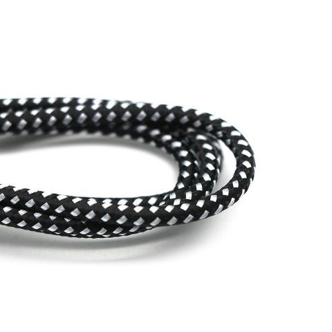 Kabel microUSB Maclean, wspierający Fast Charge 2.4A, przesył danych, 5V/2.4A, czarny, dł. 1m, MCE473