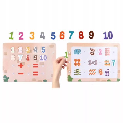 Cicha Książeczka Montessori Żywność na rzepy DIY Edukacyjna dla dzieci