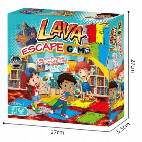 Gra Zręcznościowa podłoga to lawa dla Dzieci + Koło 20 Pól rodzinna