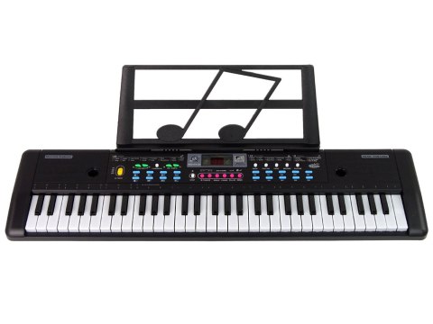 ND24_14617 Keyboard MQ-6112 Mikrofon Uchwyt Na Nuty 61 Klawiszy 5905515350723