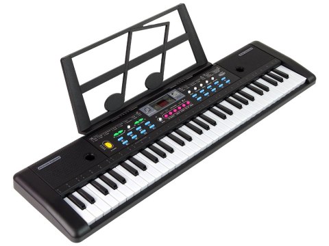 ND24_14617 Keyboard MQ-6112 Mikrofon Uchwyt Na Nuty 61 Klawiszy 5905515350723