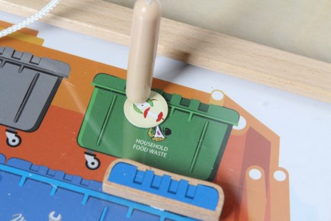 MASTERKIDZ Tablica Edukacyjna Segregacja Odpadów Montessori