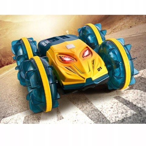 Samochód zdalnie sterowany JEŹDZI PO WODZIE terenowy AMFIBIA dla dzieci