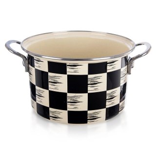 Garnek Emaliowany 3 L ORION SZACHOWNICA 20 cm Indukcja Zmywarka