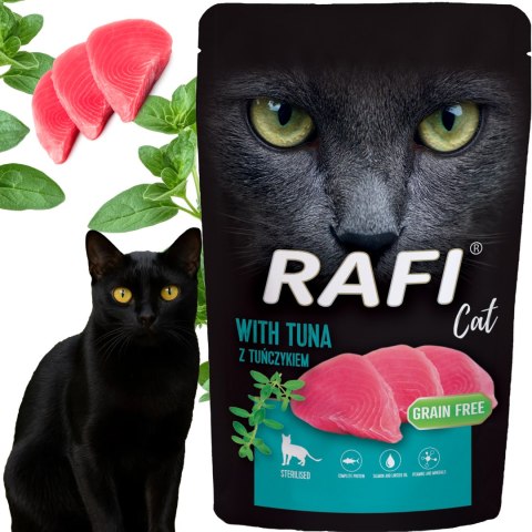 RAFI Karma Mokra Pasztet Dla Kotów Sterylizowanych z Tuńczykiem 100g - 1 szt.