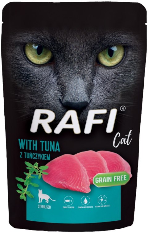 RAFI Karma Mokra Pasztet Dla Kotów Sterylizowanych z Tuńczykiem 100g x 10 szt.